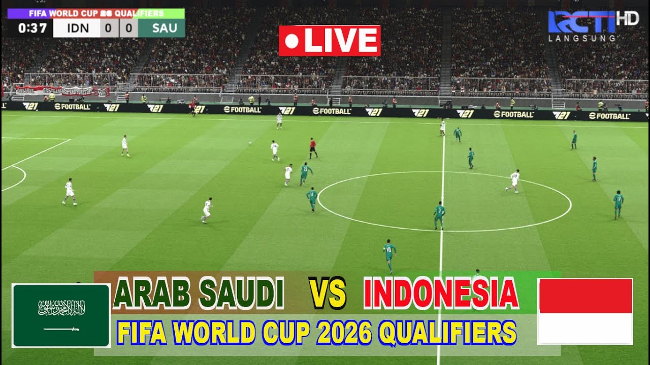 SAUDI ARABIA VS INDONESIA QUALIFIERS WORLD CUP 2026 SIMULASI GAME