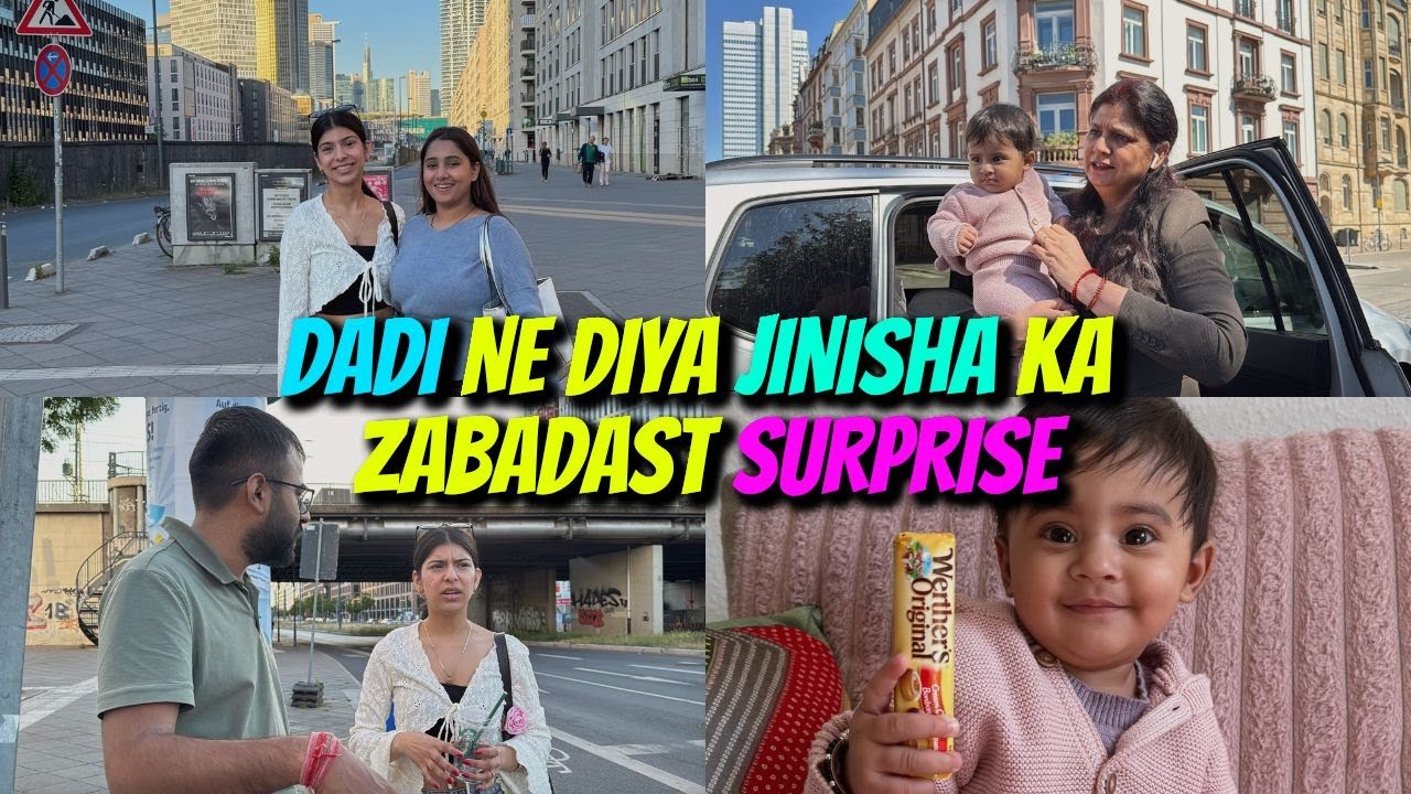 Germany Mein Jinisha Ki Dadi Ne Kiya Zabardast Welcome||Hum Hue Emotional||Airport Par Hue Nuksan