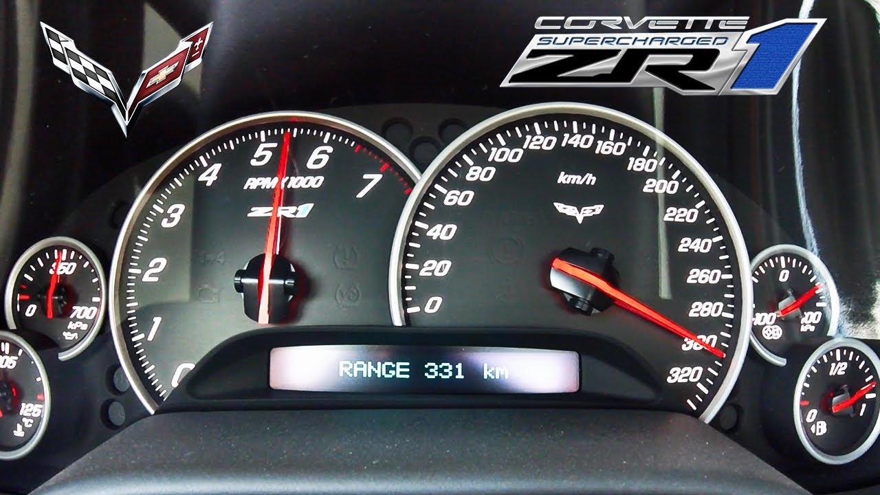 Corvette ZR1 0-300km/h ACCELERATION & SPEED by AutoTopNL