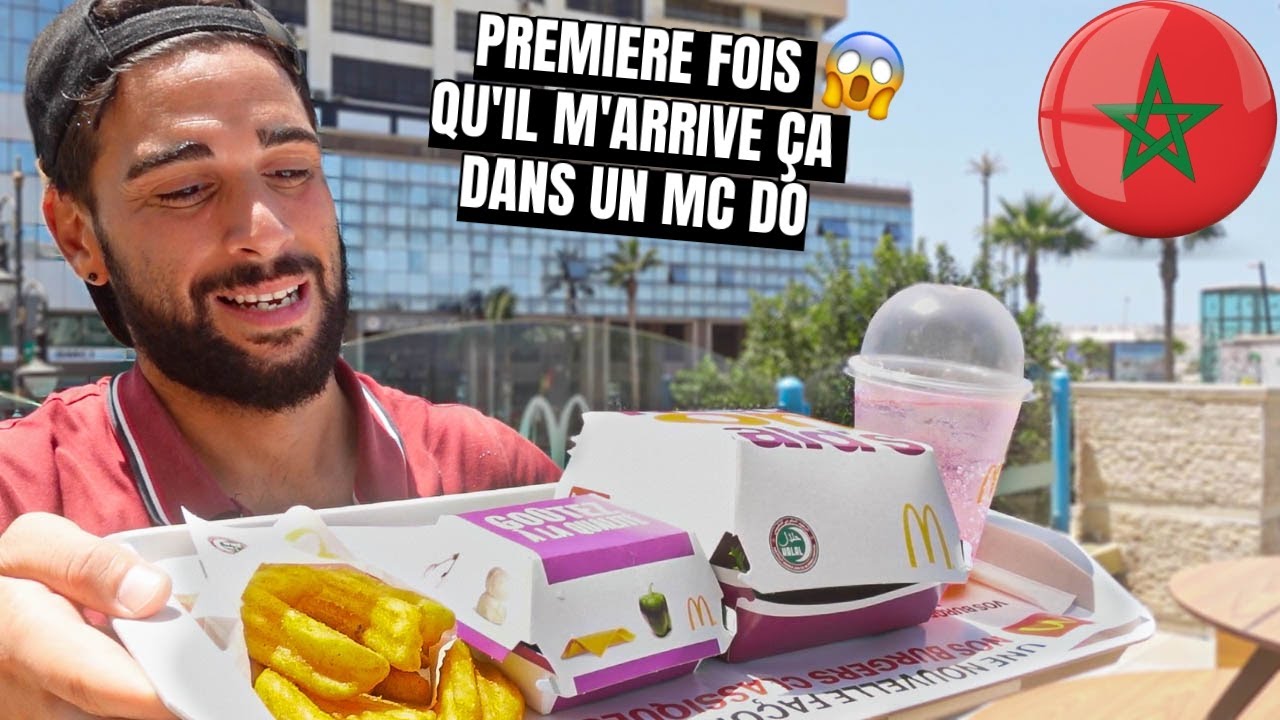 JE TESTE MCDONALD'S MAROC 😱🇲🇦 (J'suis CHOQUÉ)