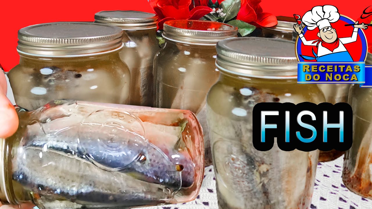 PEIXE EM CONSERVA dura um ano fora da geladeira