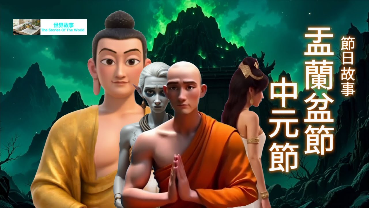 節日故事｜盂蘭盆節｜中元節｜目犍連救母｜盂蘭節｜The Bon Festival｜Yulan Festival｜Maudgalyayana Saving His Mother｜國語｜普通話 #成語故事