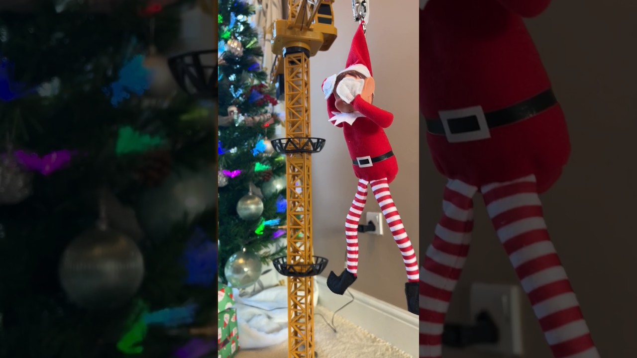 Elf On the Shelf playing Pranks #holidayswithshorts