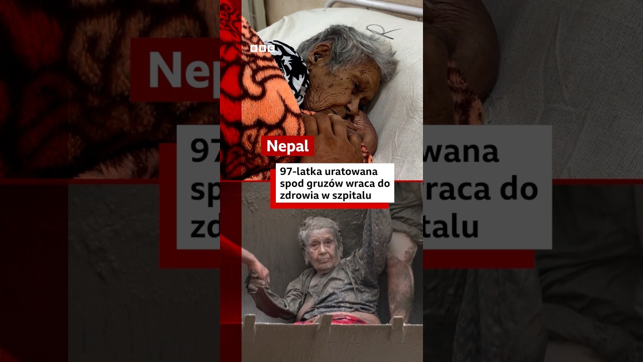 97-latka ocalała z katastrofy w Nepalu wraca do zdrowia