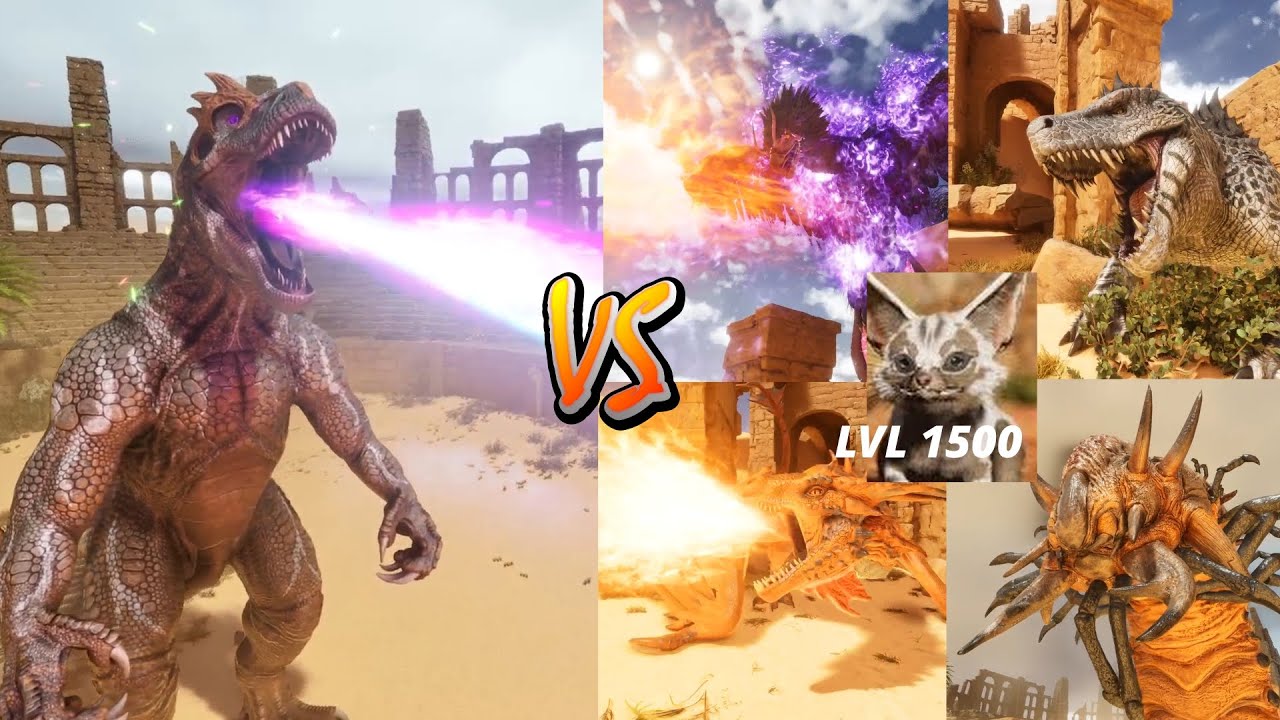 TERAXITITAN VS SCORCHED EARTH!! CAN SCORCHED EARTH STOP ITS RAMPAGE!? - ARK FIGHT CLUB EP13
