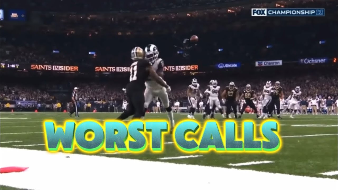Top 10 WORST CALLS | NFL