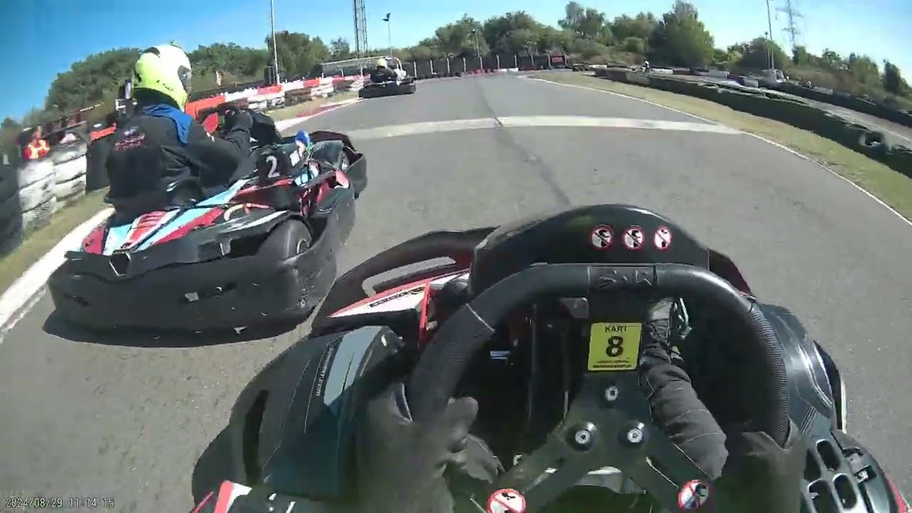 Second time at the Lakeside Karting track