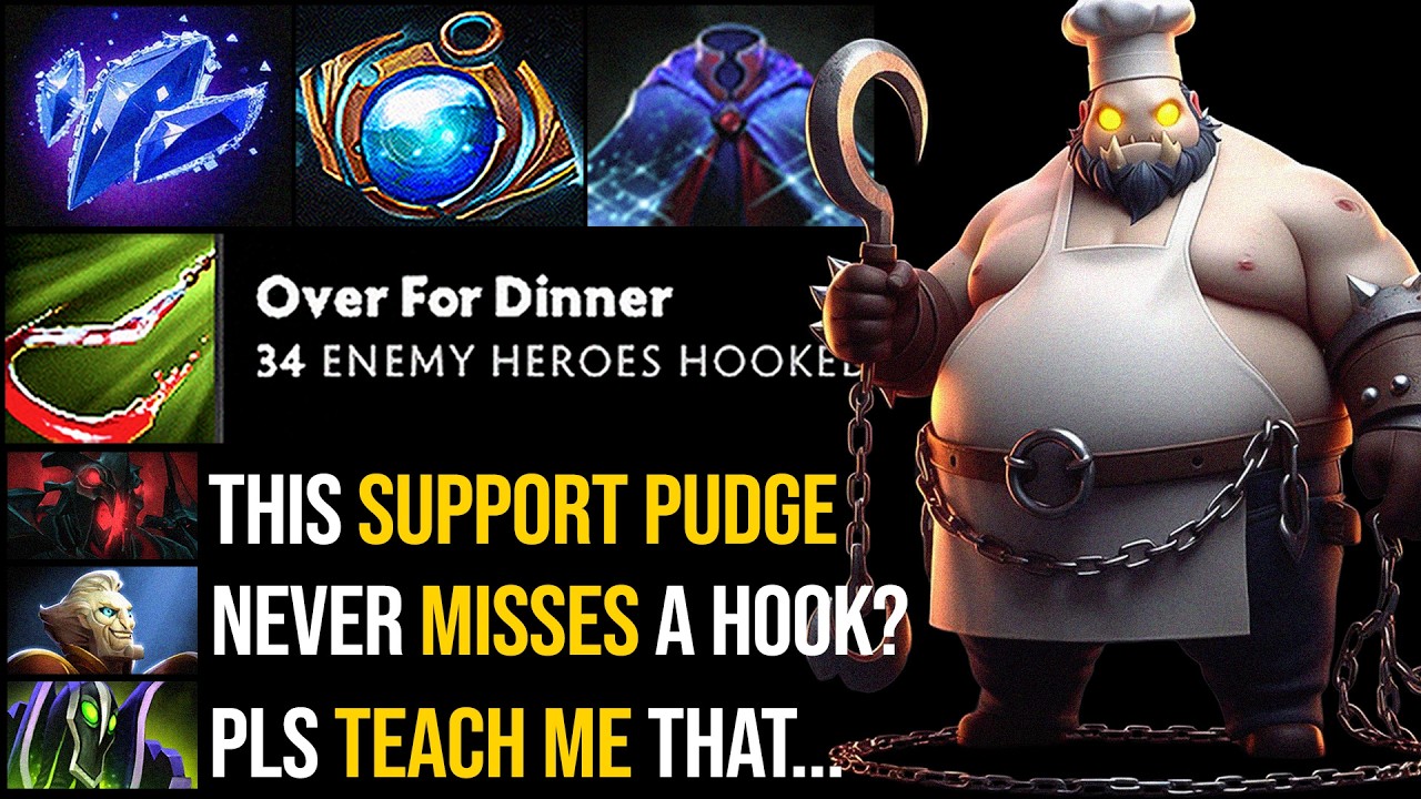 Не играй на Pudge на 4-й позиции, пока не посмотришь это 🎣 97% точности | Pudge Official