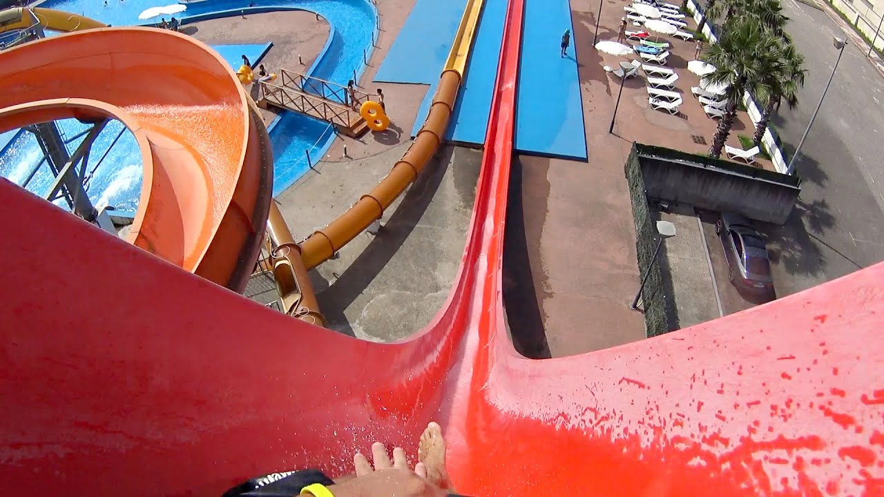 Freefall Water Slide at Aquapark Anaklia
