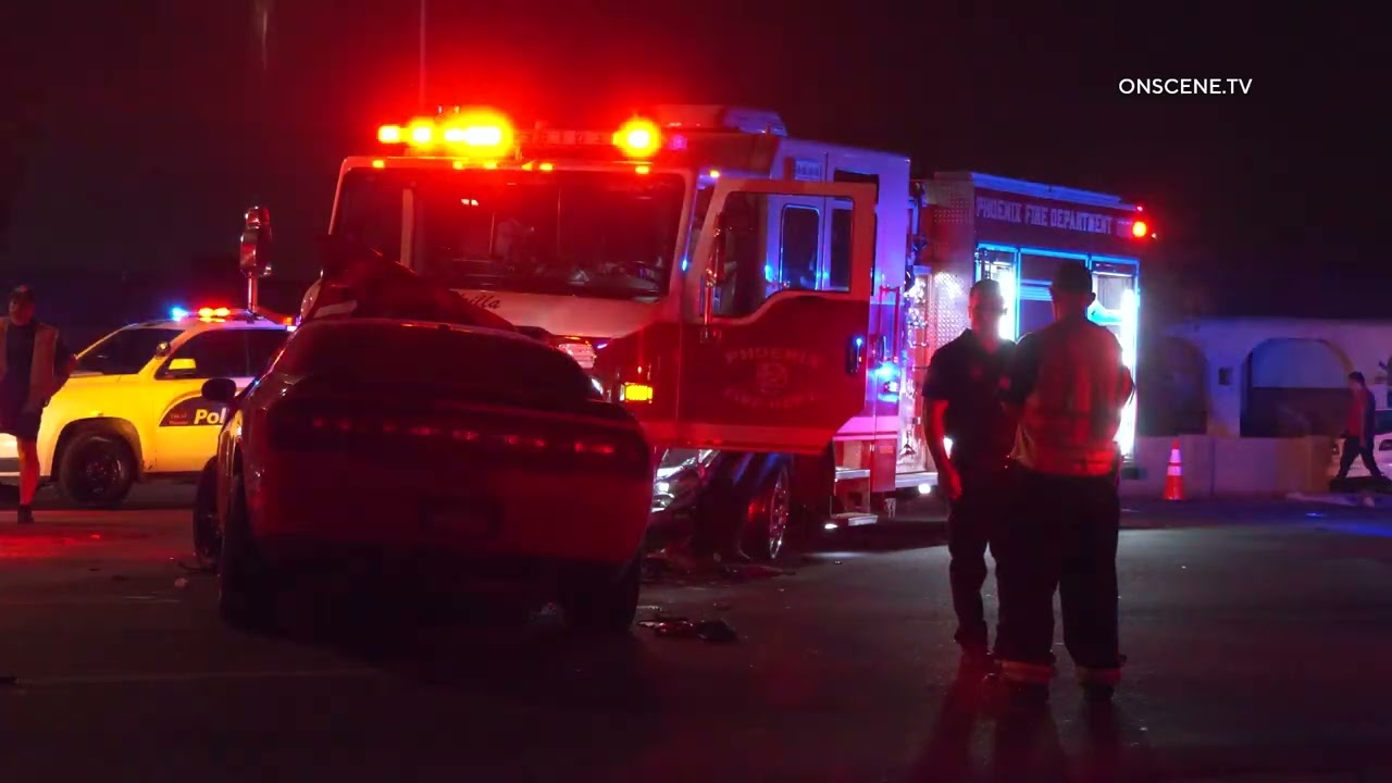Phoenix Fire Department Involved Collision