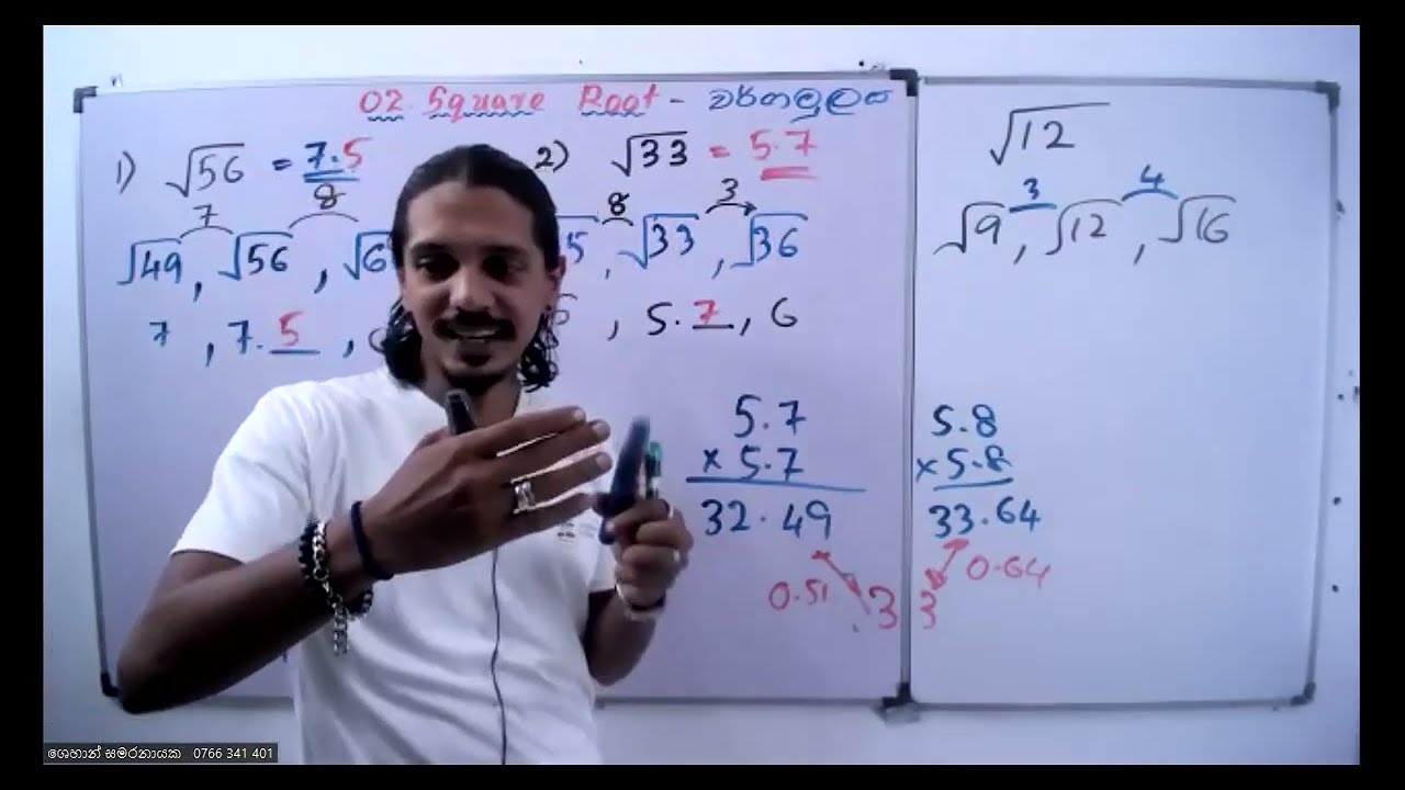 Grade 10 - Unit 02 - Square Root - Part 2 - Unit 03 - Fractions - Part 1 - Theory (EM) 2023-01-22