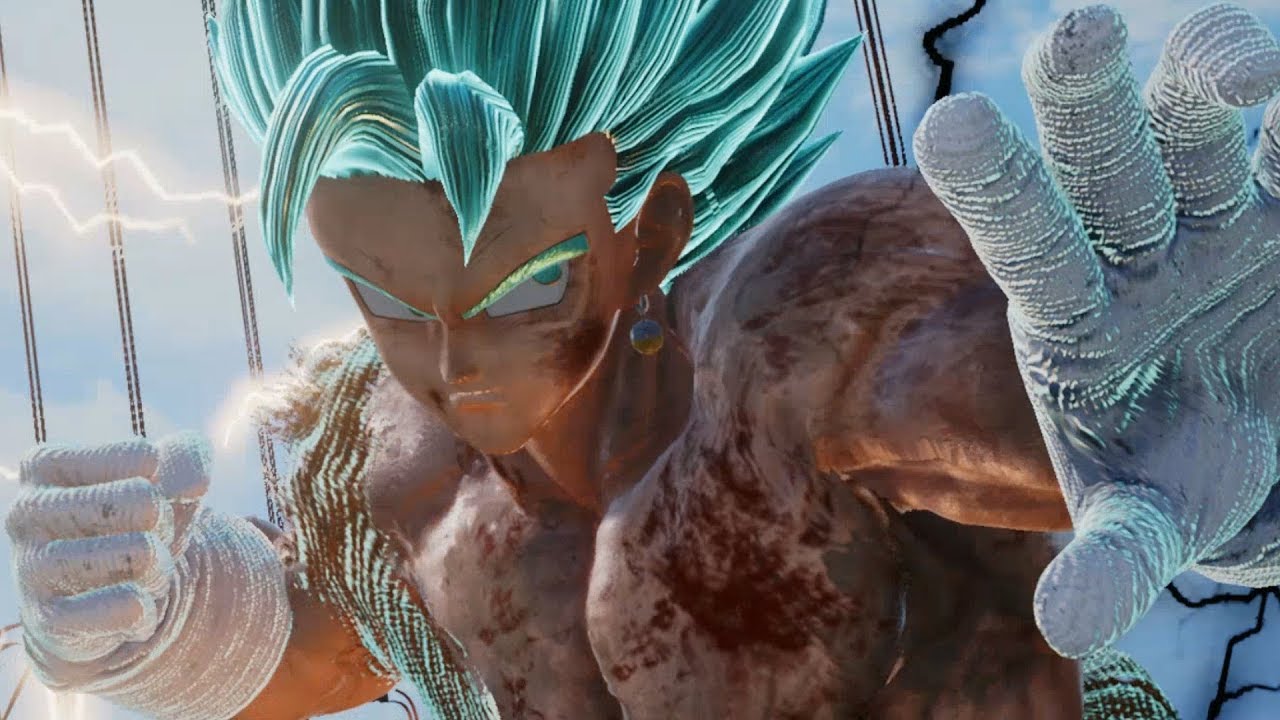 Jump Force - Vegito Super Saiyan / Super Saiyan Blue Gameplay (MOD)