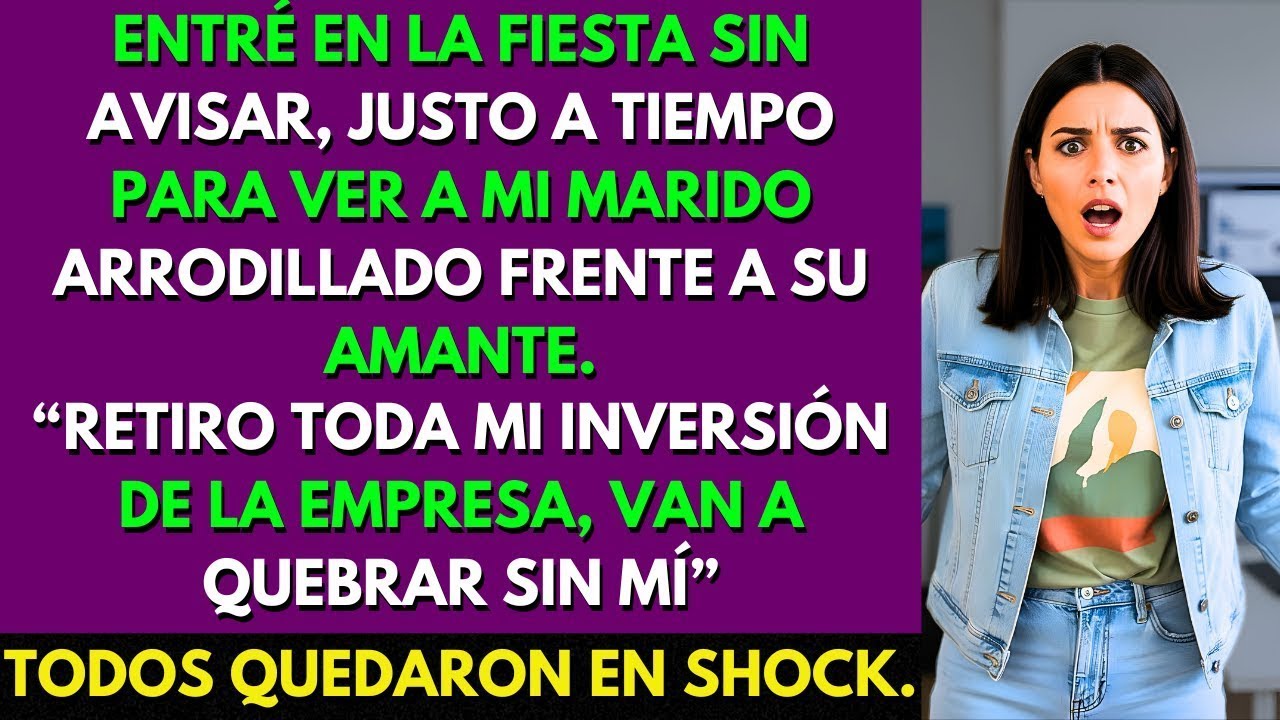 Invadí La Fiesta de Mi Suegra Solo para Sorprender a Mi Marido Pidiéndole Matrimonio a Su Amante