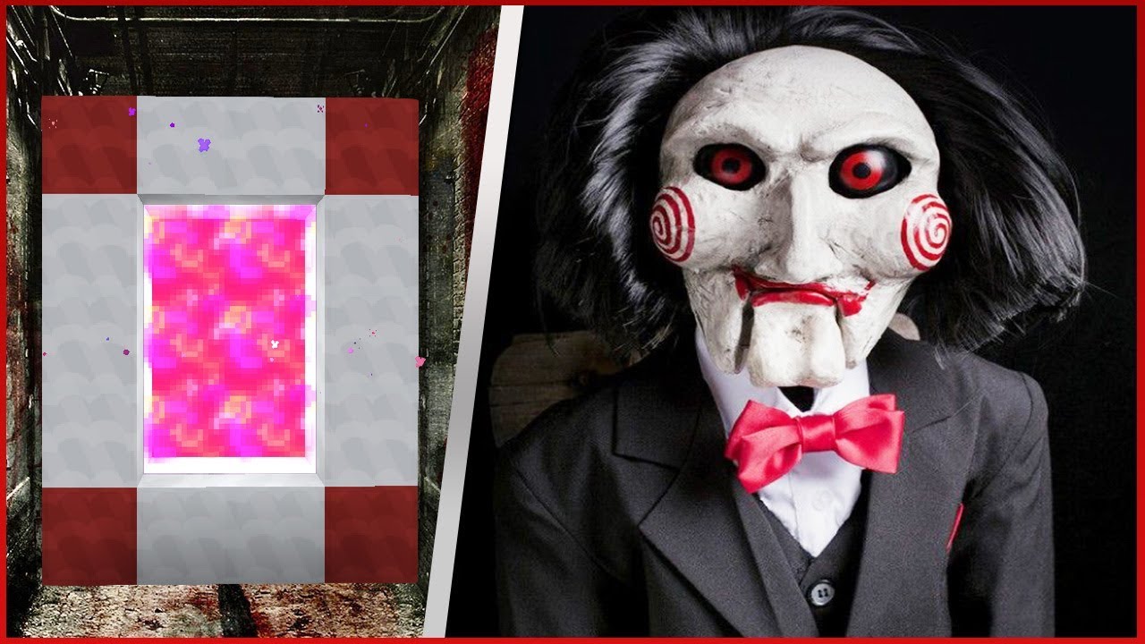 COMO FAZER UM PORTAL PARA O MUNDO DOS JOGOS MORTAIS: JIGSAW - Minecraft