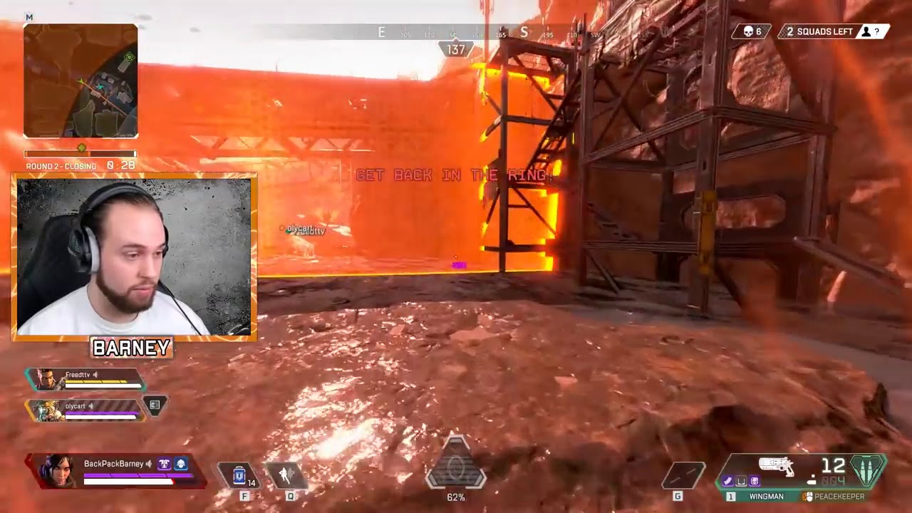 ThatGuyBarney! We nearly lost    but then THIS happened! Apex Legends Wraith Gameplay