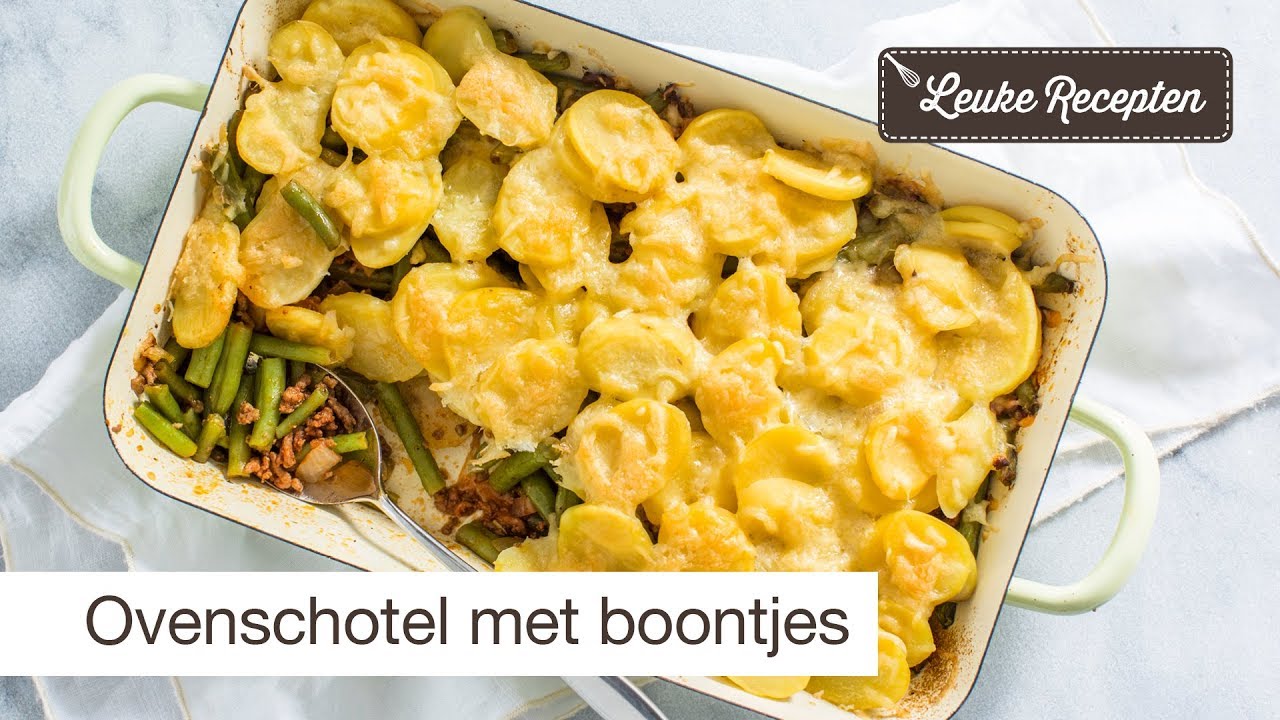 Ovenschotel met boontjes