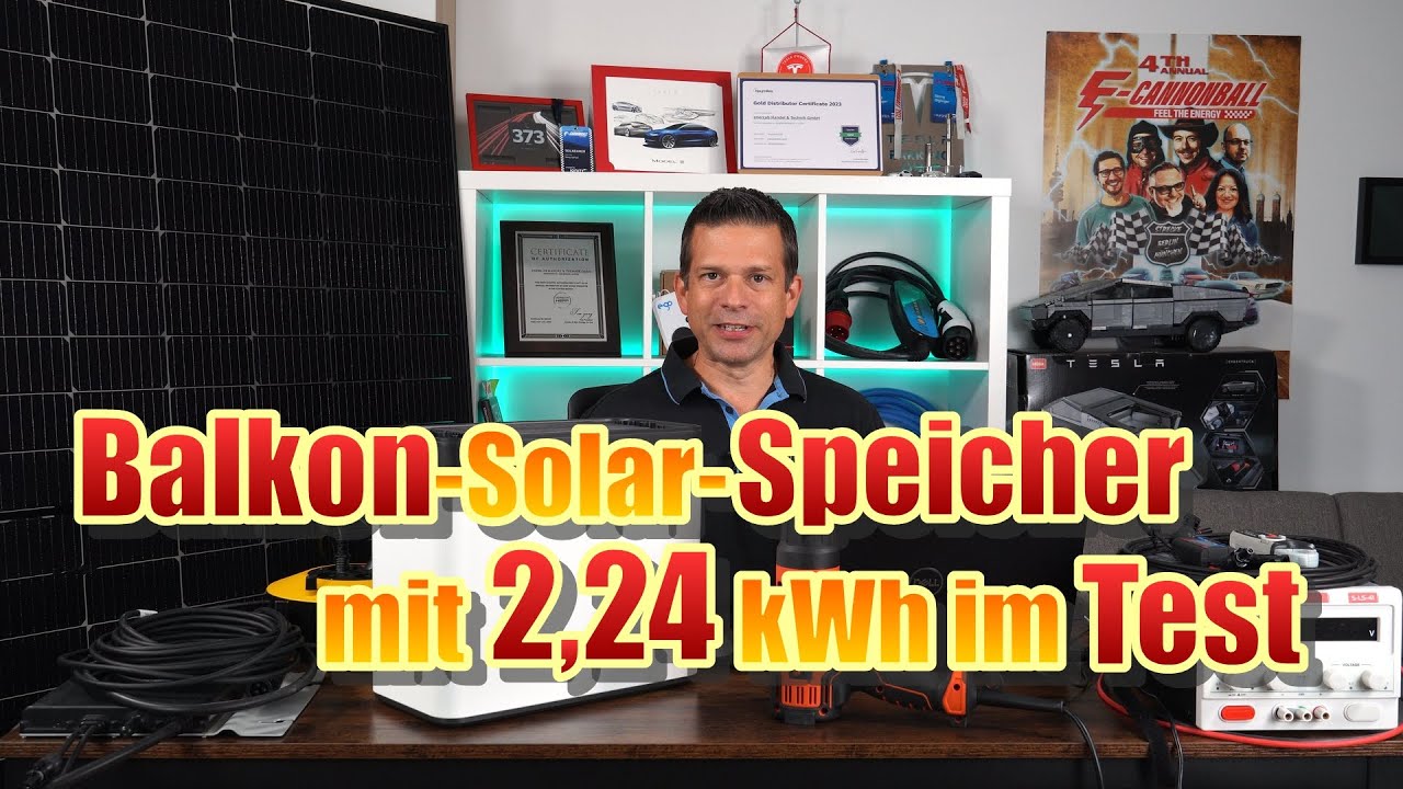 Balkon-Solar-Speicher im Test – 2,24kWh LiFePO4 für Balkonkraftwerke