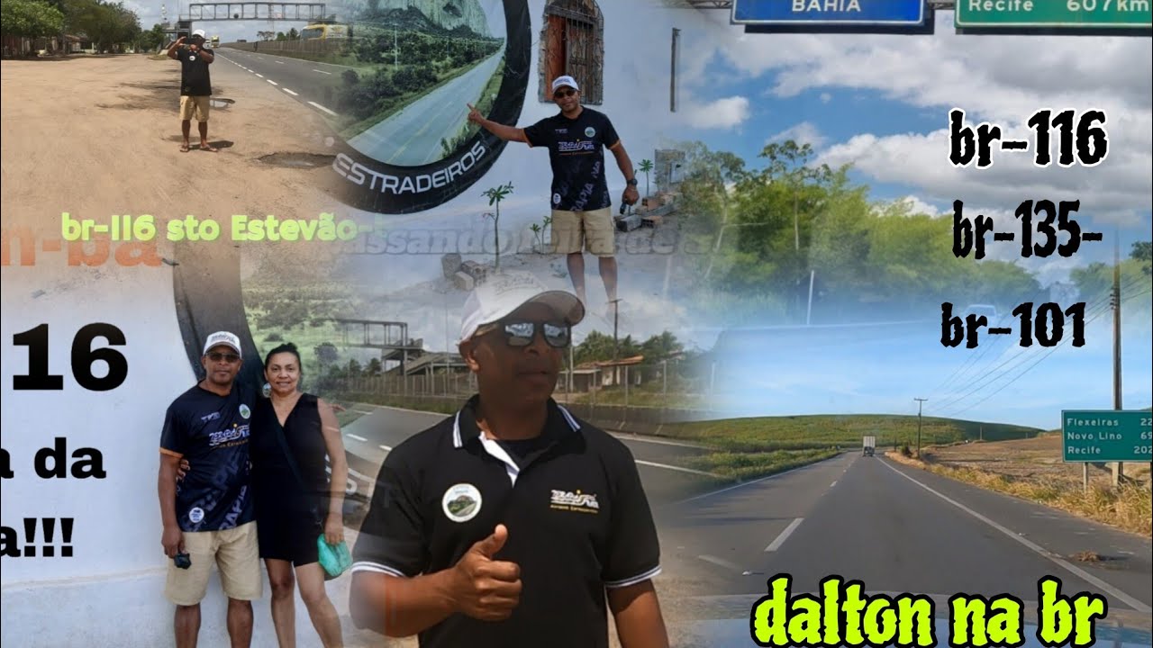  Viagens de carro para Pernambuco. Passando por mina Gerais, Bahia, Sergipe, Alagoas. 