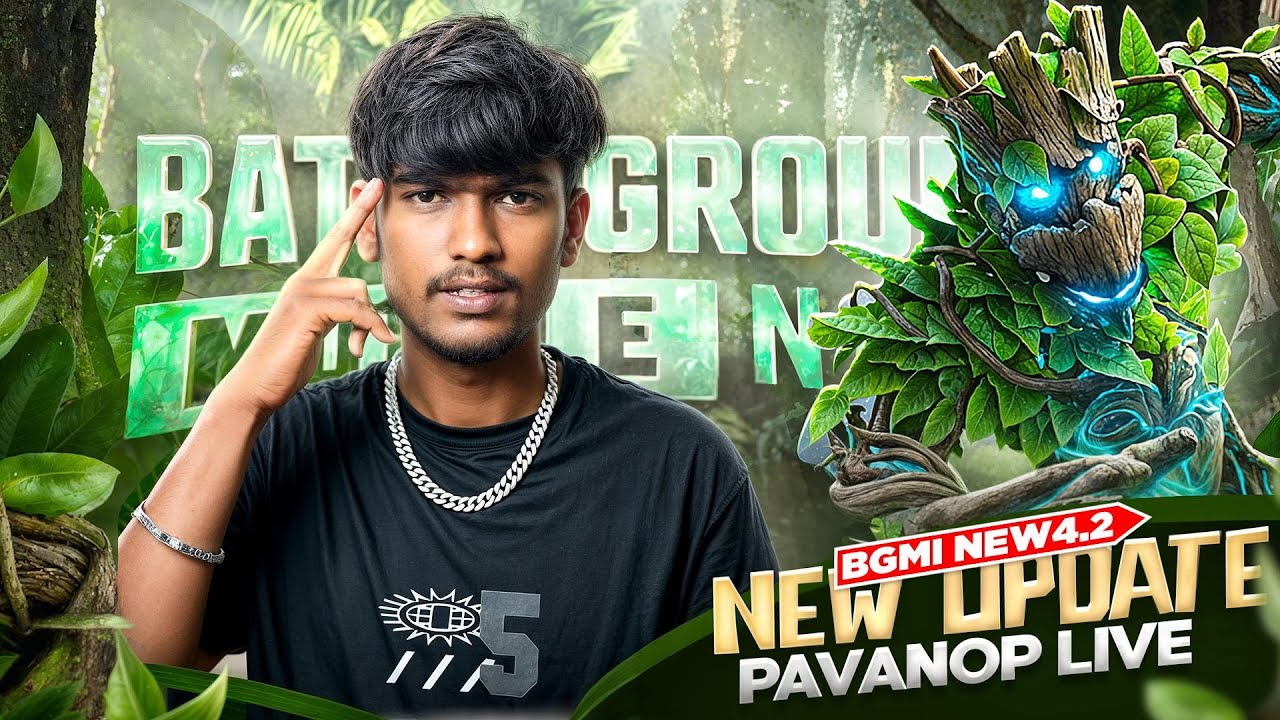 BGMI 4.2 UPDATE  PAVANOP LIVE KANNADA