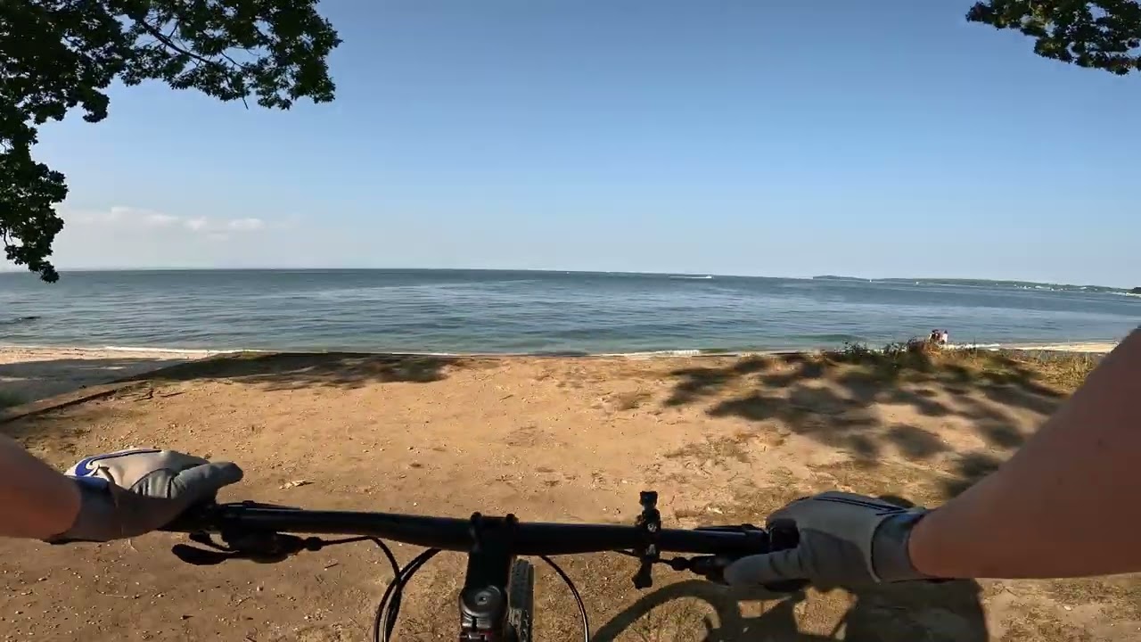 Caumsett State Historic Park Preserve Mountain Biking Long Island, New York Trek Marlin 5 GoPro 11