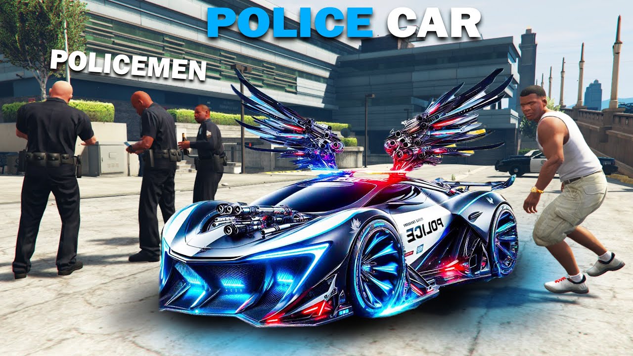 Franklin Stealing Police Fastest Supercar in GTA 5 ! | Techerz