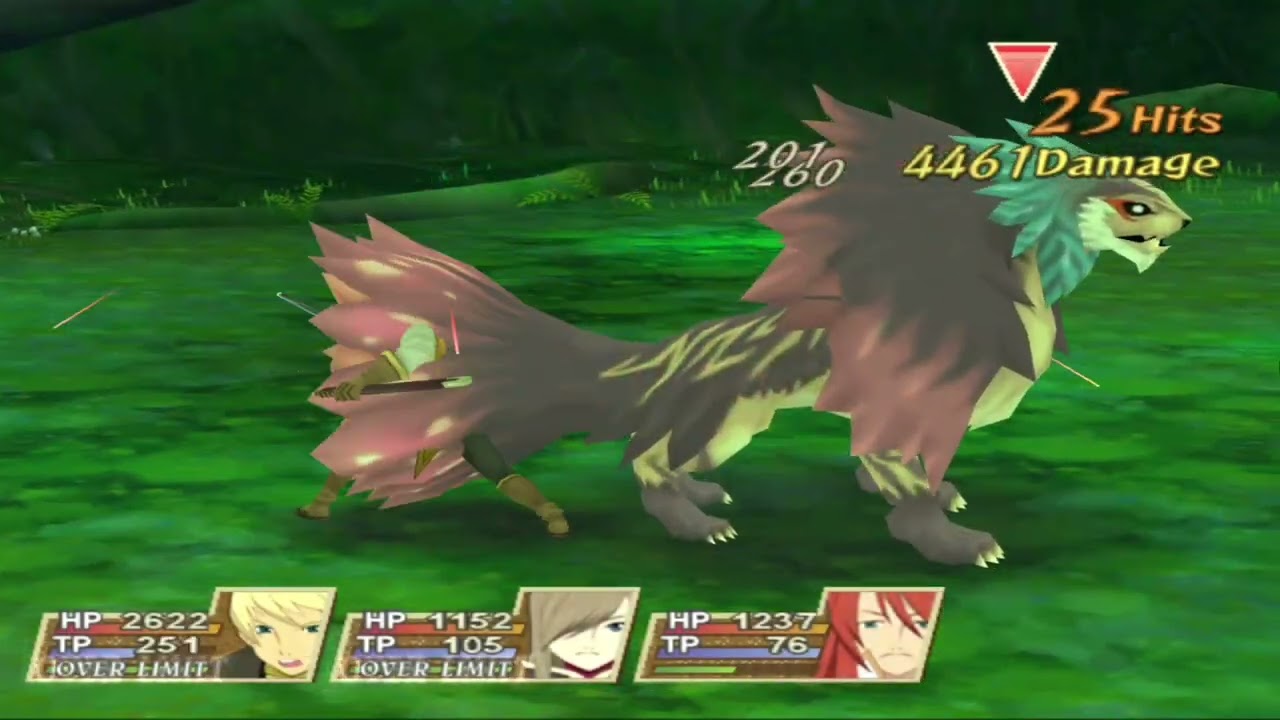Tales of Abyss Solo Guy VS Queen Liger