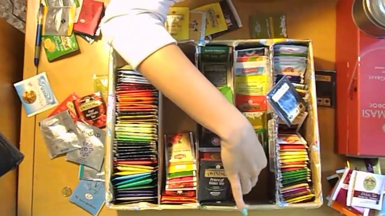 ASMR 🌈 A Rainbow of Tea Bags ! 🌈