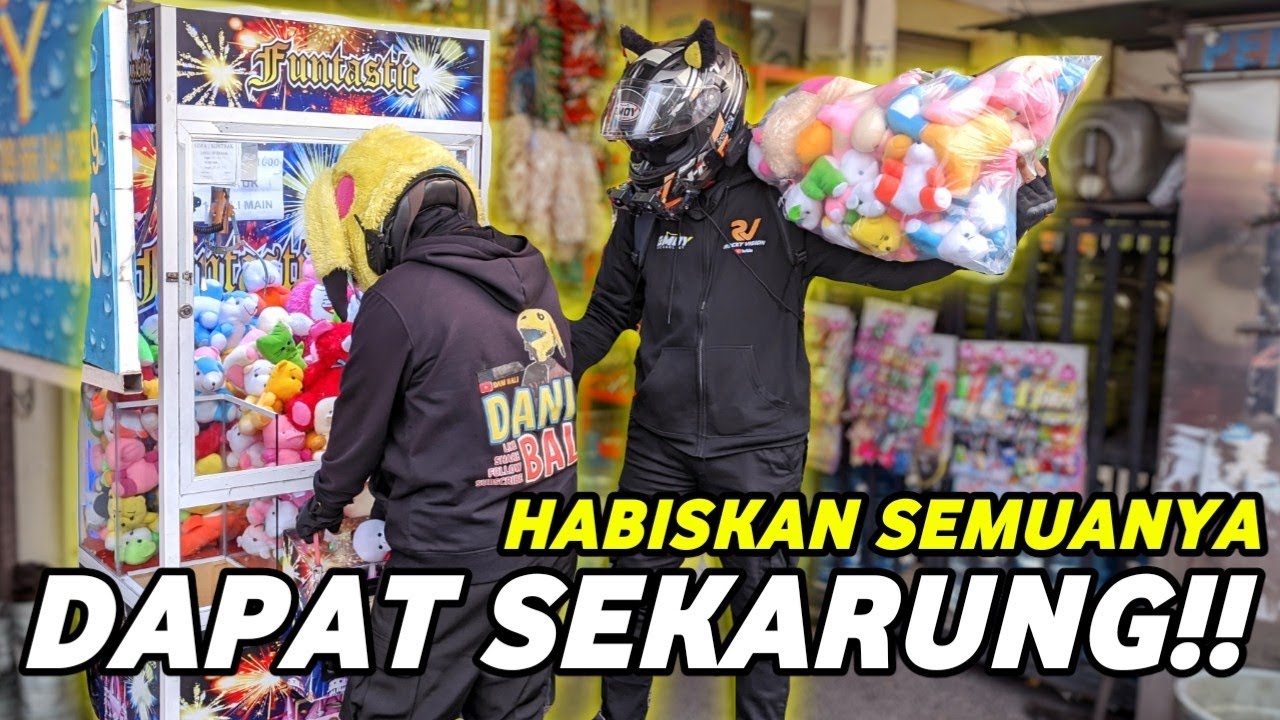 AMBIL SEMUA BONEKA DI MESIN CAPIT DAGANGNYA LANGSUNG BANGKRUT !!