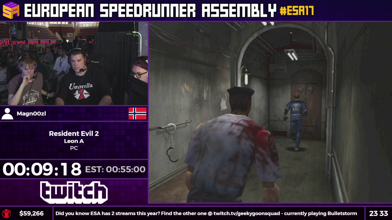 #ESA17 Speedruns - Resident Evil 2 [Leon A] by Magn00zl