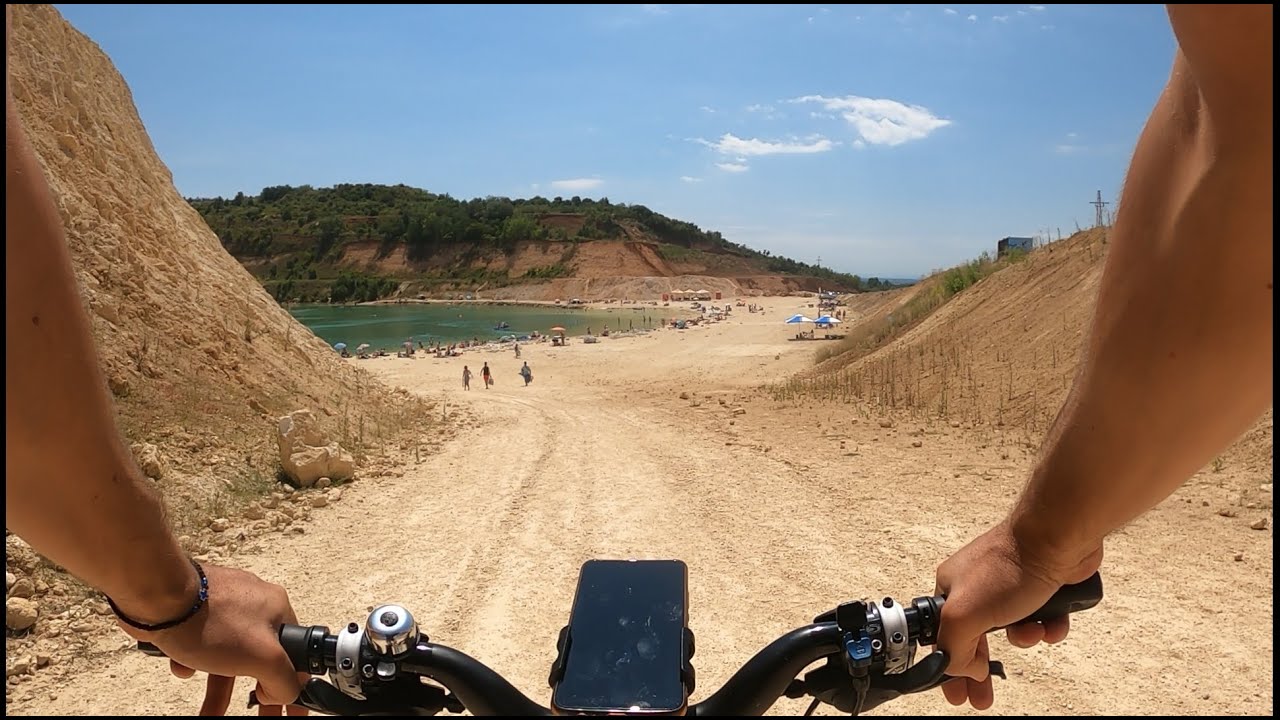 Biciklom od Novog Sada do prelepog Bisera Fruške Gore. Jezero Beli Kamen. Bešenovačko jezero #mtb