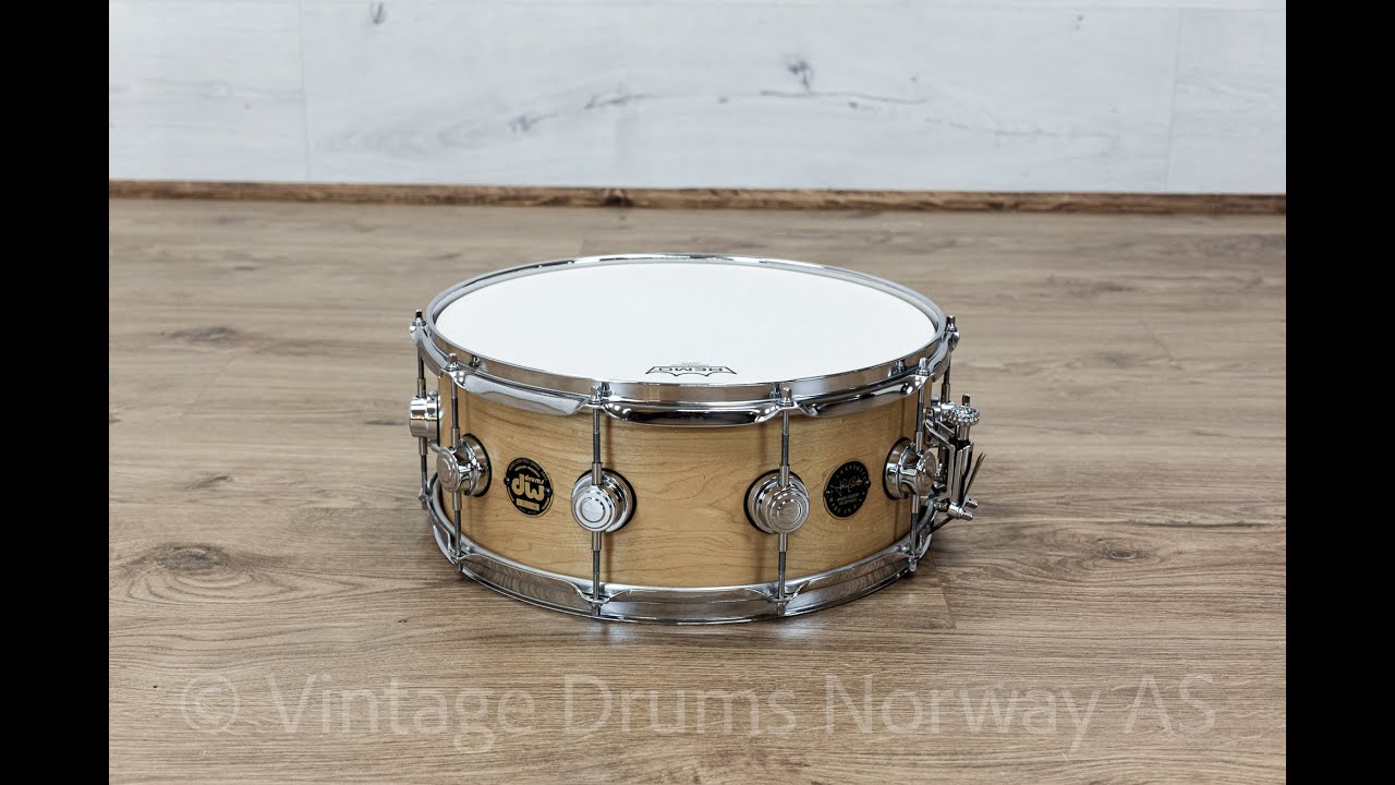 DW Craviotto Solid Maple Snare Drum 15&times;6.5&Prime; &ndash; Signed by John Craviotto