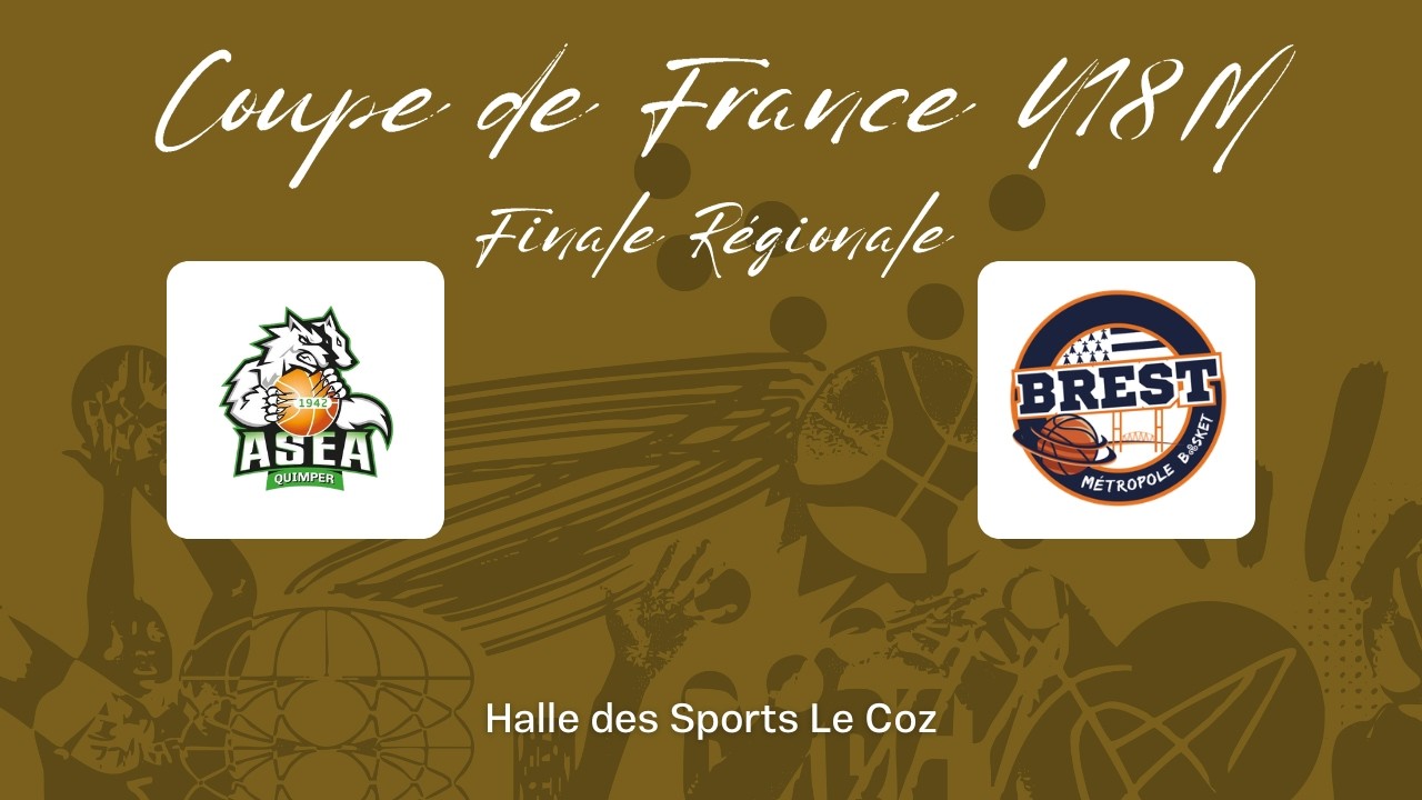 🔴LIVE : U18M - Phase Régionale Coupe de France - Brest v ASEA - 20/09/2025