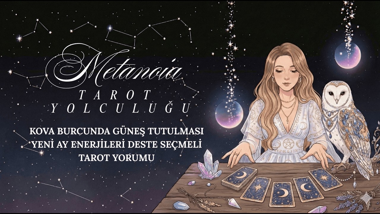 ♒️Kova Burcunda Güneş Tutulması 🌞 ve 🌘 Yeni Ay  Enerjileri Deste Seçmeli Tarot Yorumu
