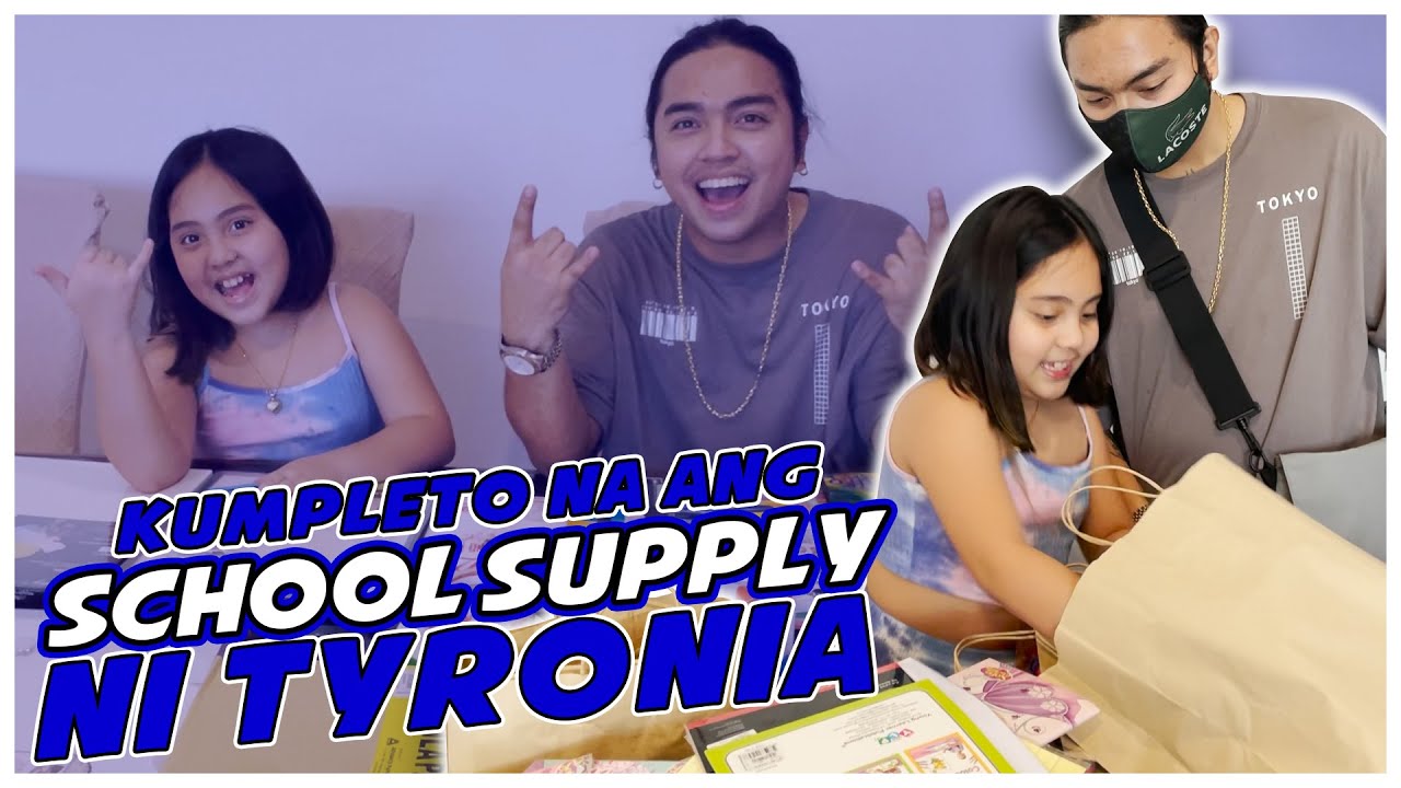 NAMILI KAMI NG SCHOOL SUPPLY NI TYRONIA