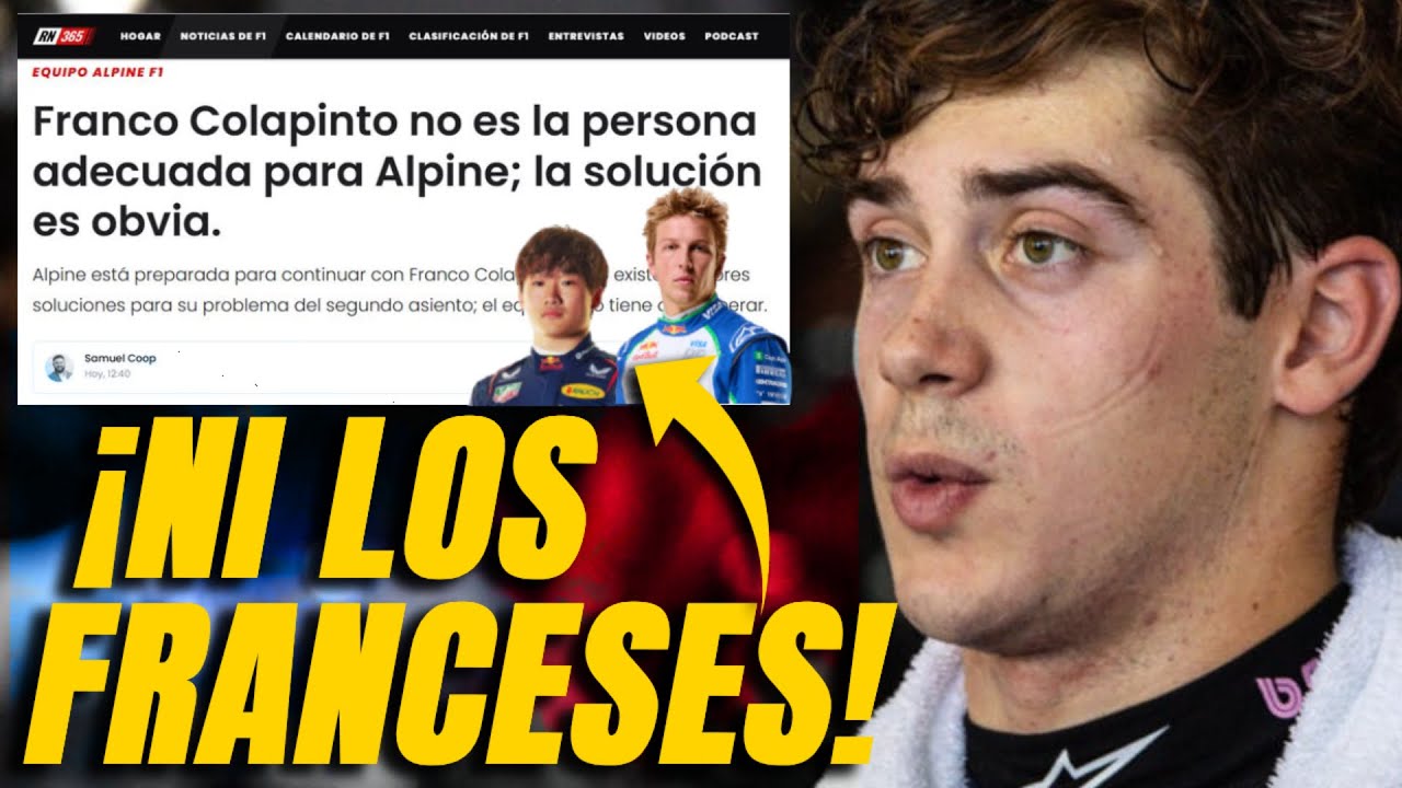 ¿LAWSON O TSUNODA POR COLAPINTO? ESTE MEDIO HACE EL RIDÍCULO (HASTA FRANCIA RECONOCE EL KO A GASLY)