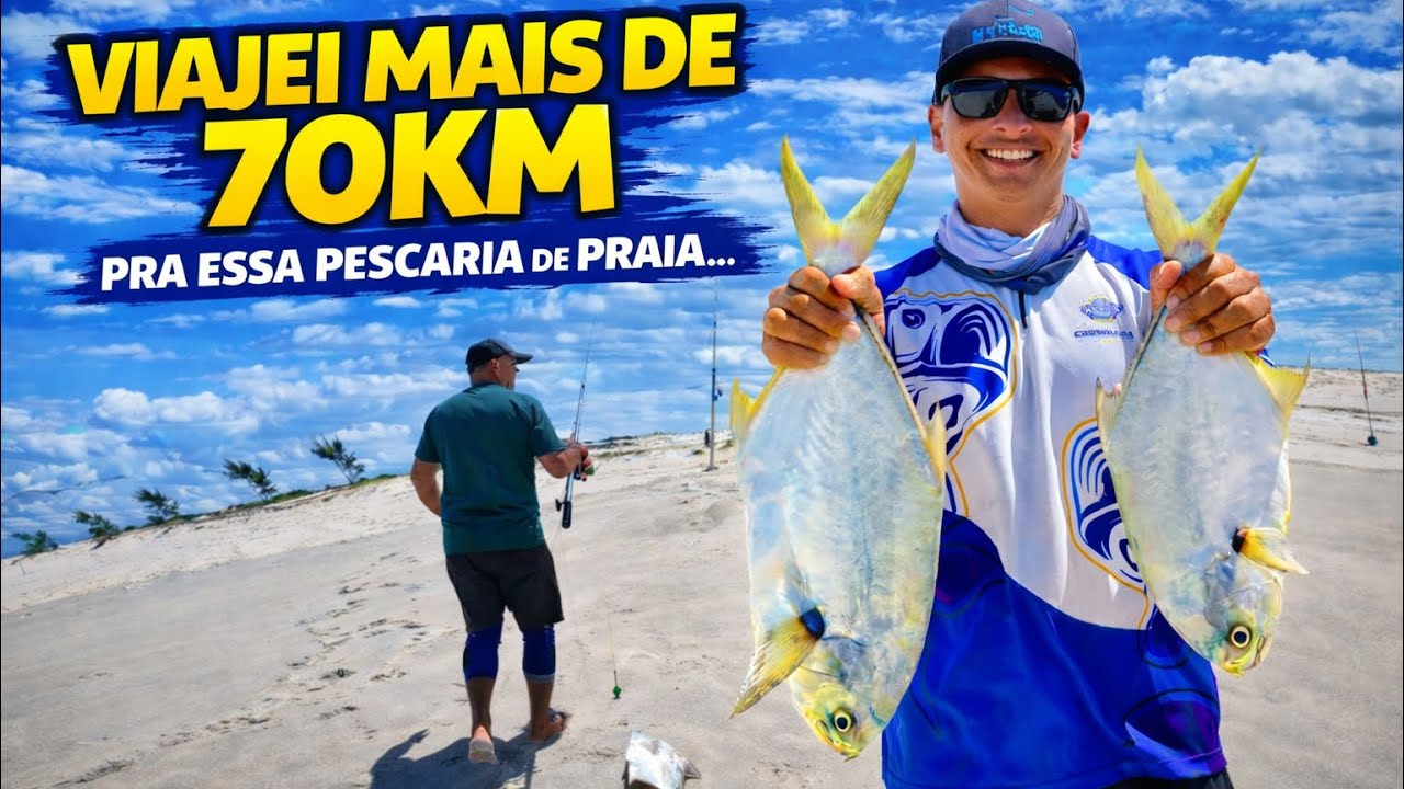 VIAJEI MAIS DE 70KM PARA ESSA PESCARIA DE PRAIA. OLHA O QUE ACONTECEU! 
