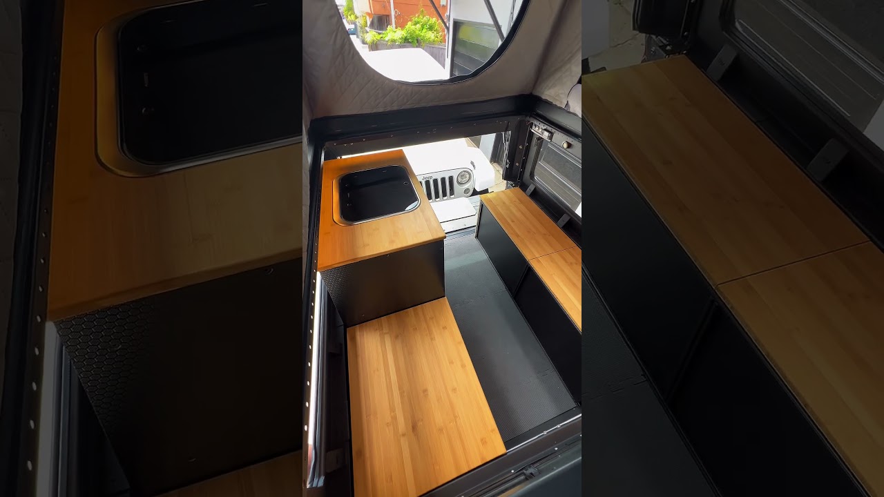 DIY camper interior build video | Dropping tomorrow 5pm PST! #overlandbuild #overland  #camperbuild