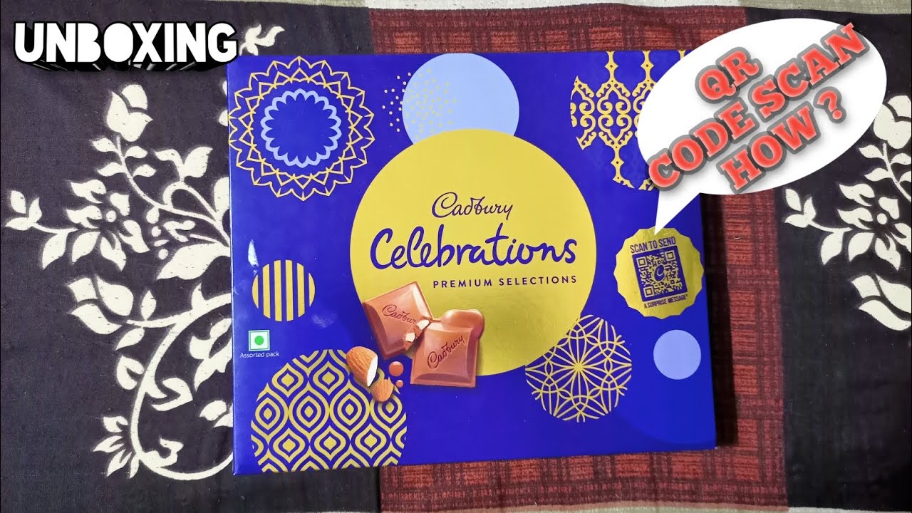 #Cadbury QR Code scan | Cadbury celebrations Premium Selection Scan to send | Dairy Milk Unboxing