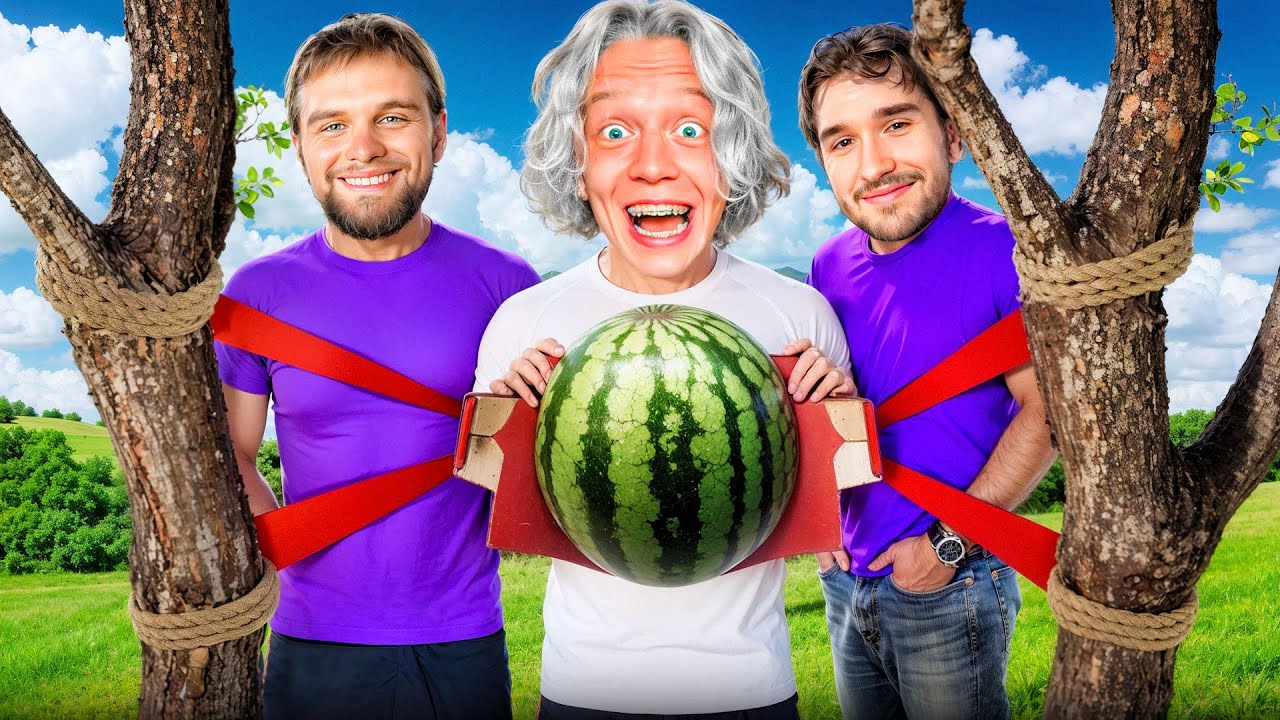 УГАРНАЯ СТРОЙКА ОГРОМНОЙ РОГАТКИ ДЛЯ АРБУЗОВ🤣| РЖАЧНЫЕ ЗВОНКИ В ОТЕЛИ
