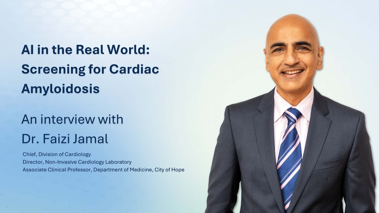 Dr. Jamal on AI in the Real World: Screening for Cardiac Amyloidosis