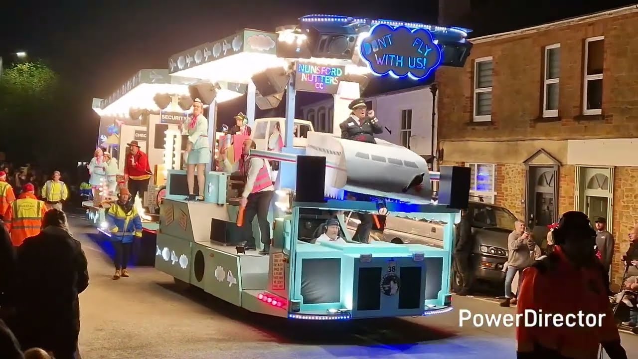 Nunsford Nutters Carnival Club Don't fly with us at Ilminster 2025
