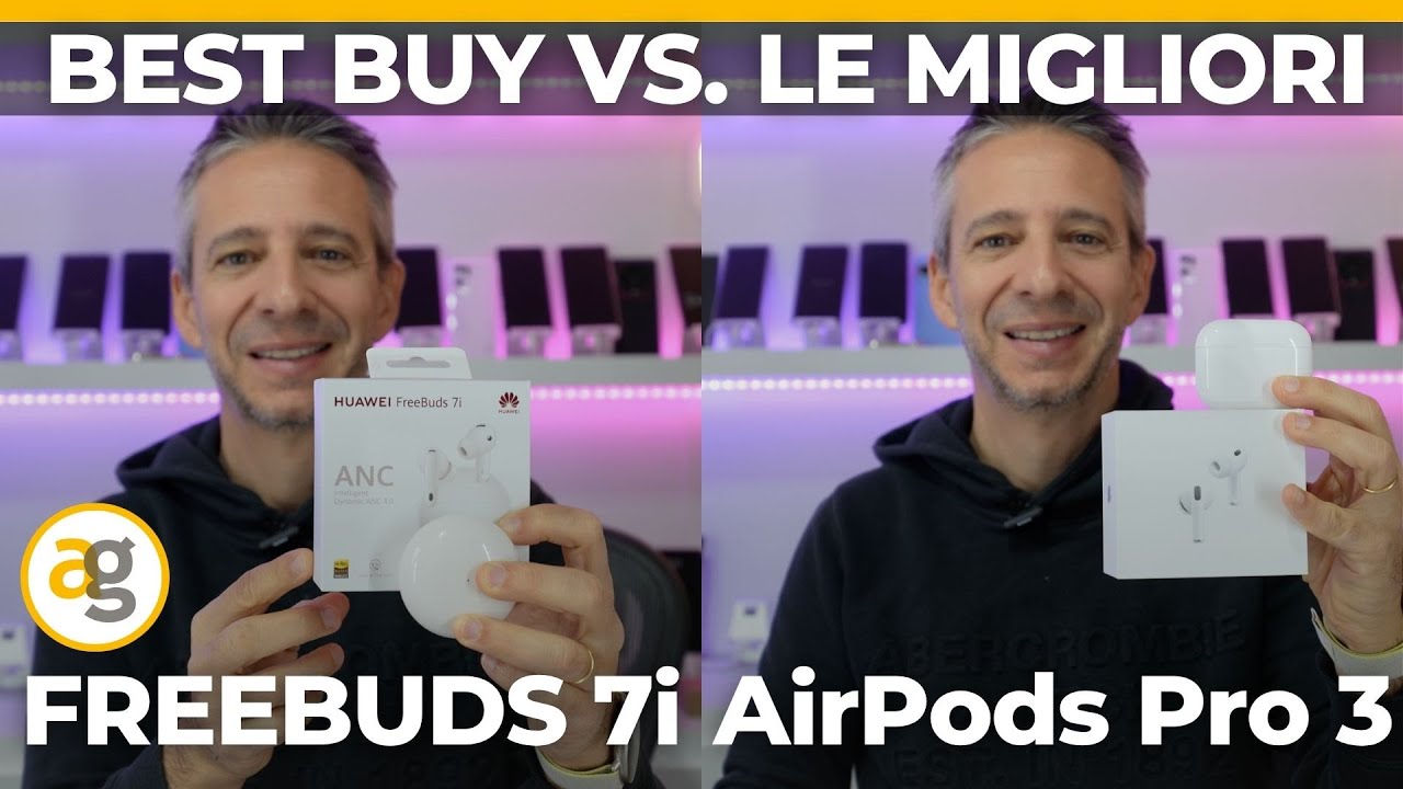 LE BEST BUY e LE MIGLIORI CUFFIE BLUETOOTH. APPLE AirPods pro 3 vs. Huawei Freebuds 7i