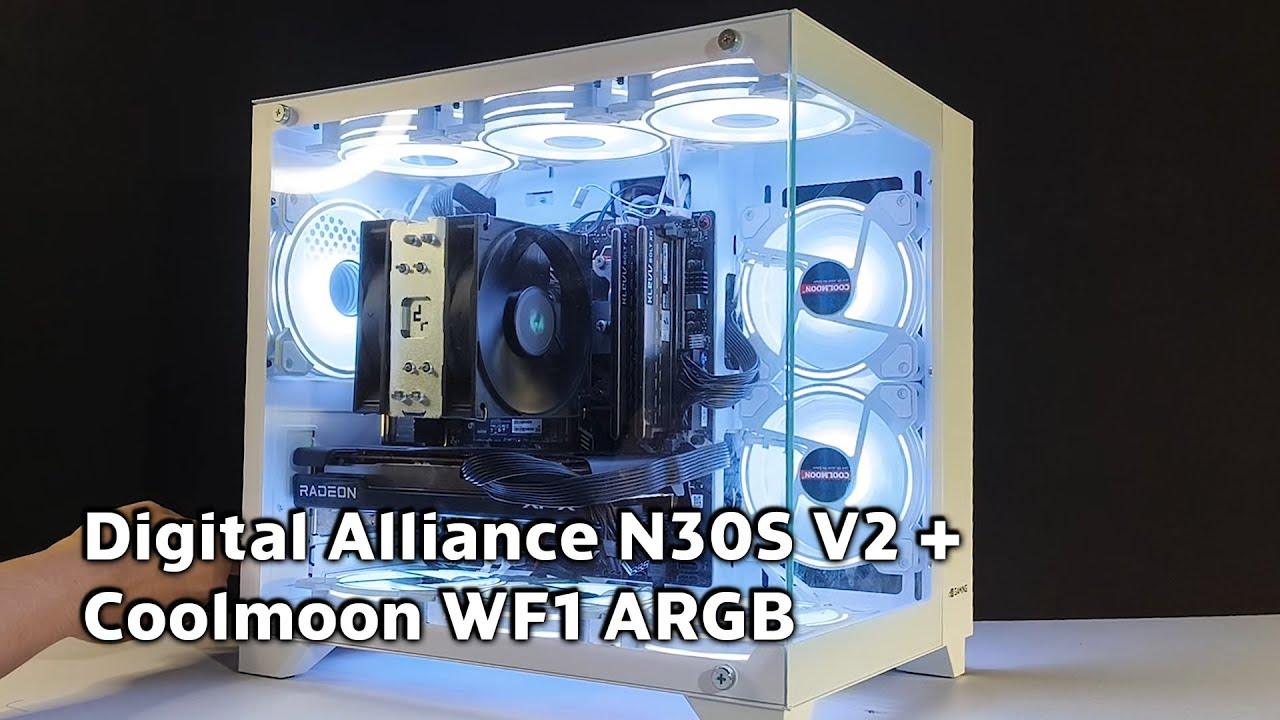【Обзор】Digital Alliance N30S V2 + Coolmoon WF1 ARGB