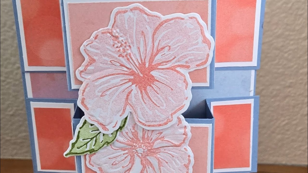 Fun fold card with measurements