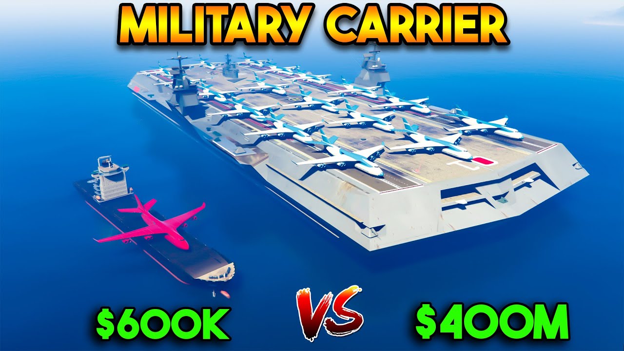 GTA 5 ONLINE : CHEAP CARRIER VS EXPENSIVE CARRIER (WHICH IS BEST?)