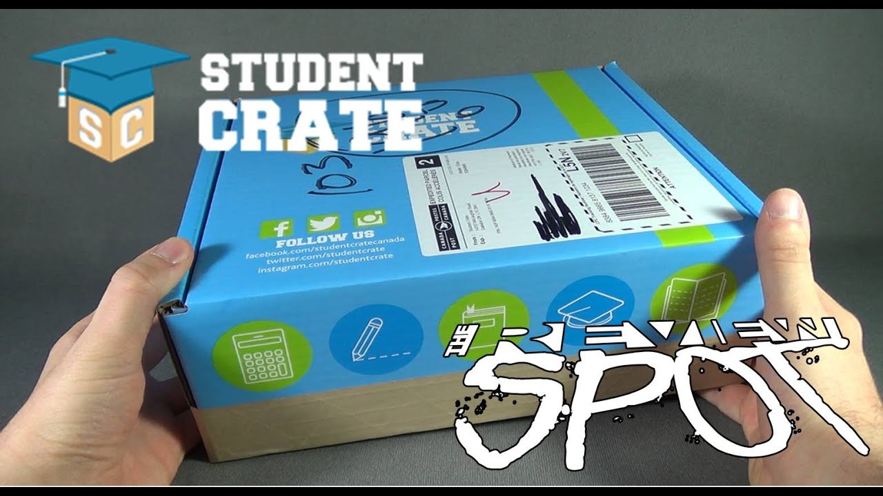 Subscription Spot - Student Crate November 2015 Subscription Box OPENING!