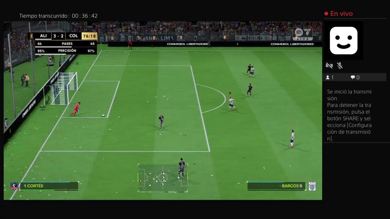 Probando el equipo de alianza lima en el Fc25