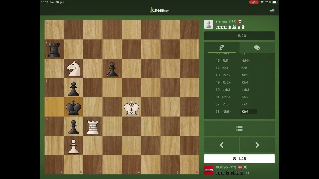 My Chess Games on 30/01/2026