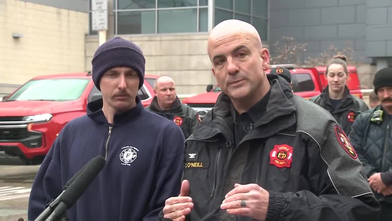 LFD chief, rescuer talk about saving woman from dangling semi in Louisville