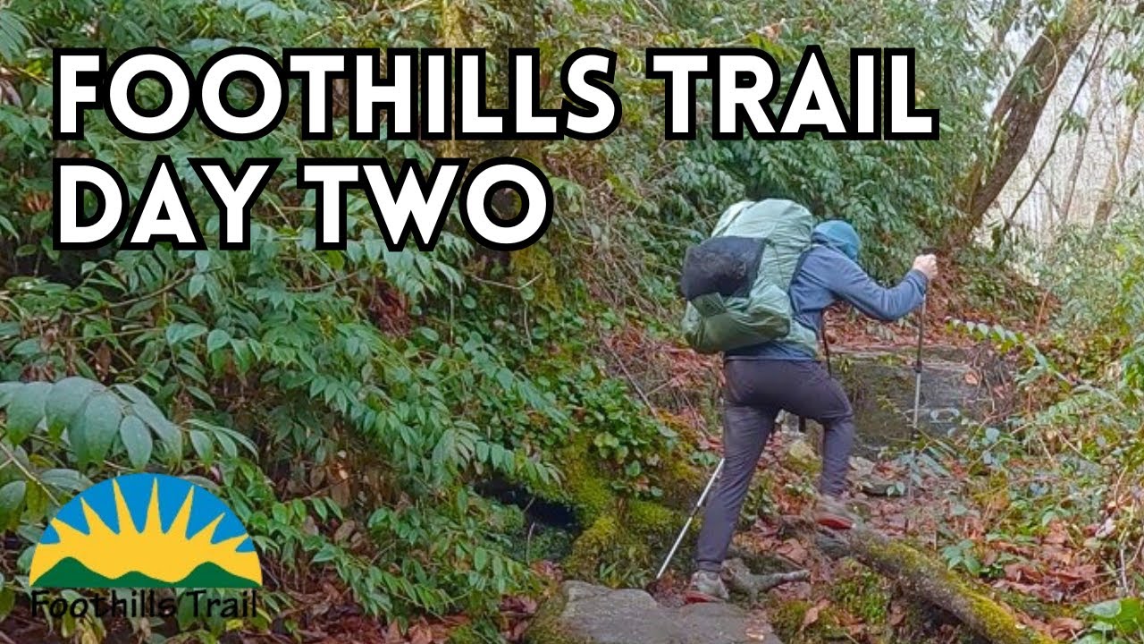 Второй день похода по тропе Foothills Trail | Холод, лед, реки и восхождения (видеоблог о походе ...